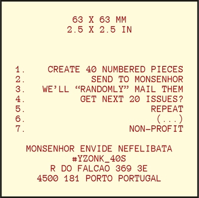 #001 v.1 // 40's booklet
#001 v.1 // 40's booklet