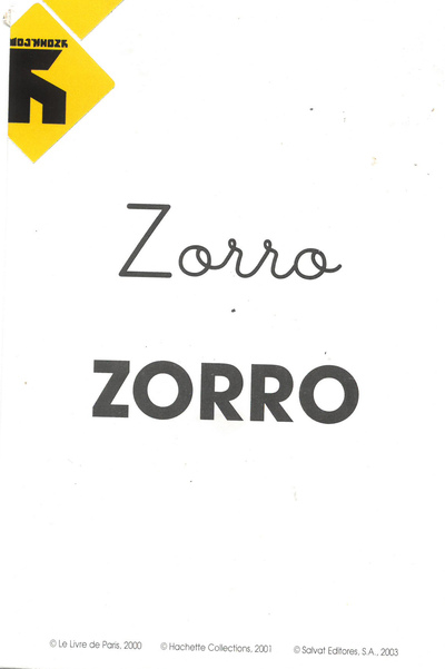 ZORRO ?
